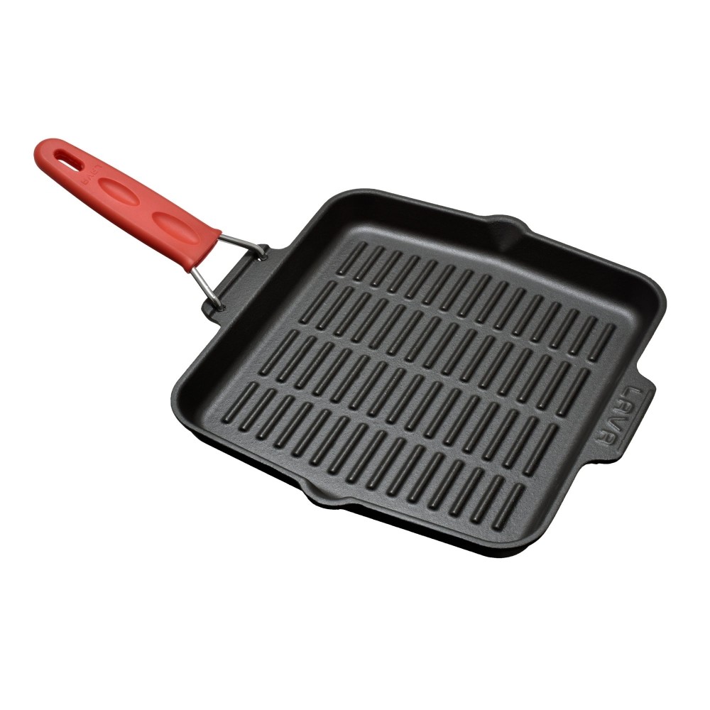 Γκριλίερα Από Μαντέμι Cast Iron 24cm Lava