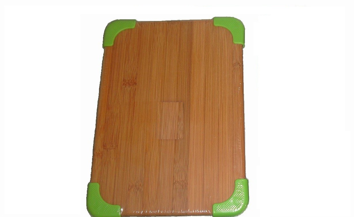 Επιφάνεια Κοπής Bamboo 20Χ28 Με Σιλικόνη Πράσινη