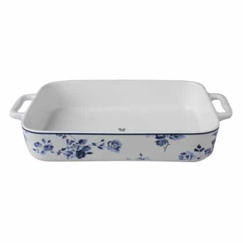 Πυρίμαχο Ταψί Laura Ashley Rose New Bone China 32X22.5cm Blueprint