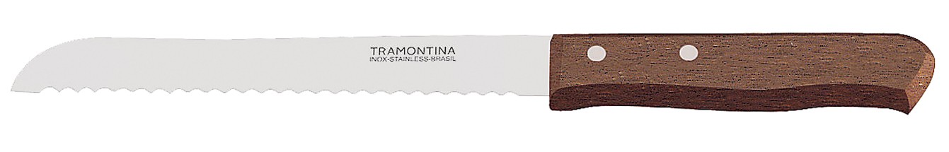 Μαχαίρι ψωμιού Tramontina Με Ξύλινη Λαβή Polywood