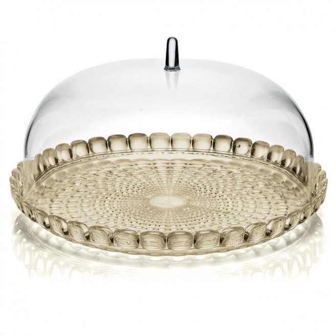 Τουρτιέρα Tiffany Ακρυλική 30cm Guzzini Beige