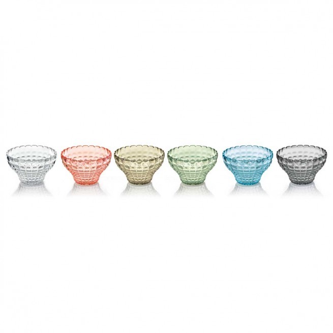 Μπολ Παγωτού Tiffany Σετ 6τμχ 510ml Χρωματιστά Guzzini