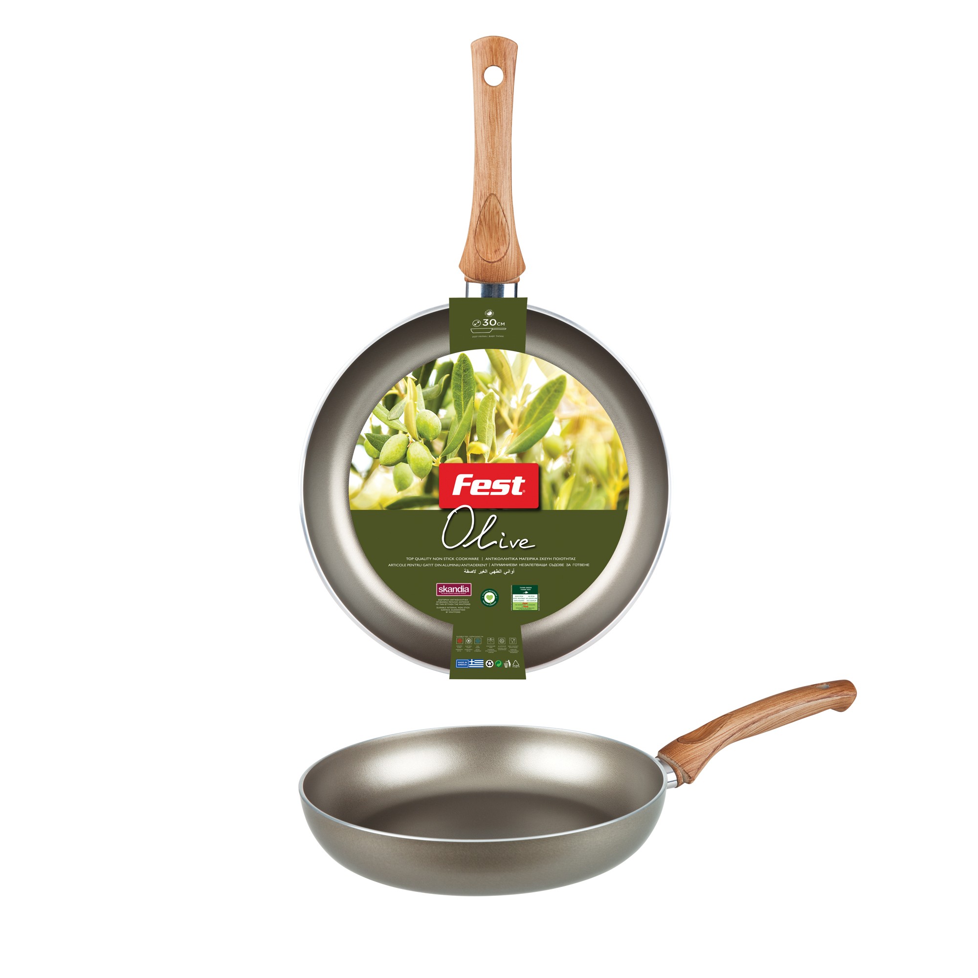 Τηγάνι Βαθύ Olive Fest 30cm