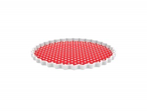 Πιατέλα Στρογγυλή Dotty Κόκκινη Zak Design 20cm