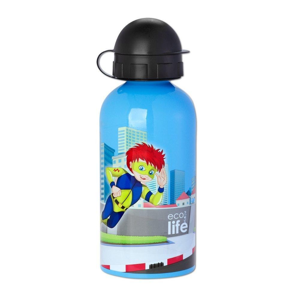 Παγούρι EcoLife Μεταλλικό Ανοξείδωτο Syper Boy 500ml