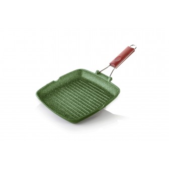 Γκριλιέρα Dr. Green Χυτού Αλουμινίου 26cm Risoli Γκριλιέρα Dr. Green Χυτού Αλουμινίου 26cm Risoli