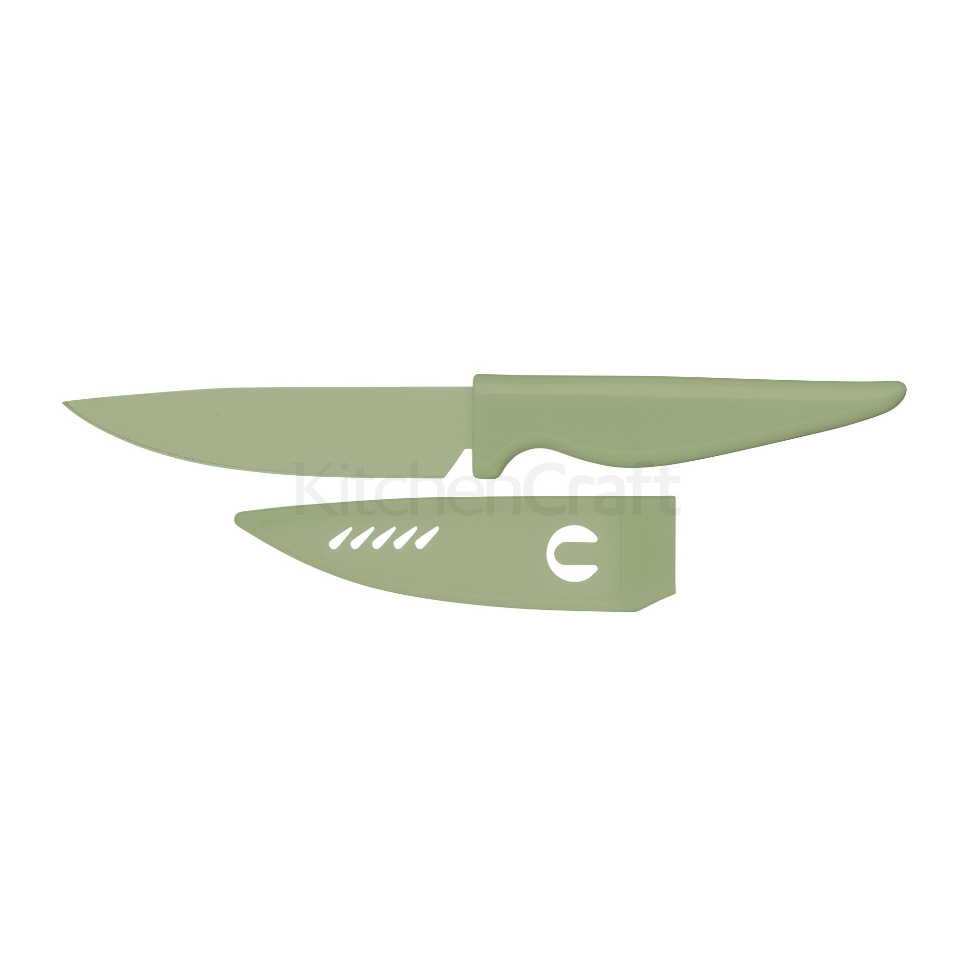 Μαχαίρι Λαχανικών Kitchencraft 10cm Sage Green Colourworks By Kitchencraft