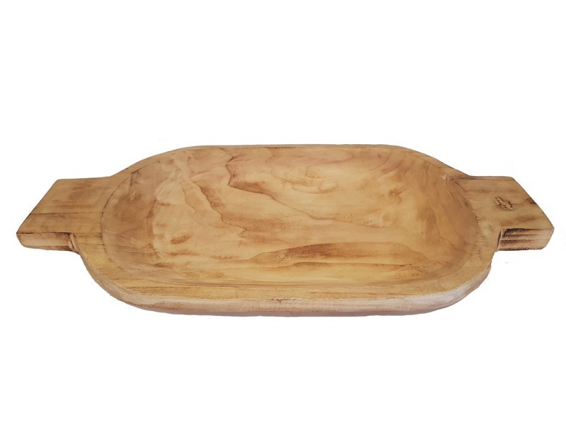 Μπολ Ξύλινο Παραλληλόγραμμο Paulownia 50cm