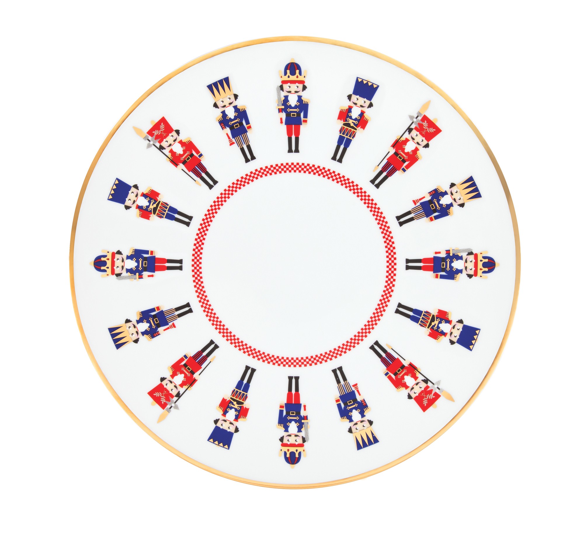 Πιάτο Ρηχό Στρογγυλό Nutcracker 28cm Ionia