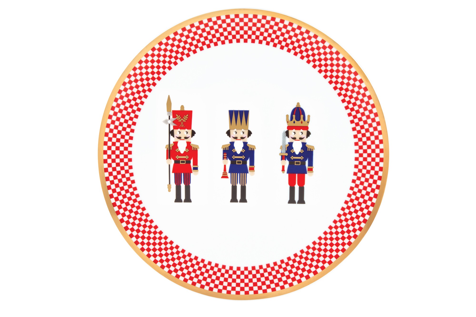 Πιάτο Φρούτου Στρογγυλό Nutcracker 21cm Ionia