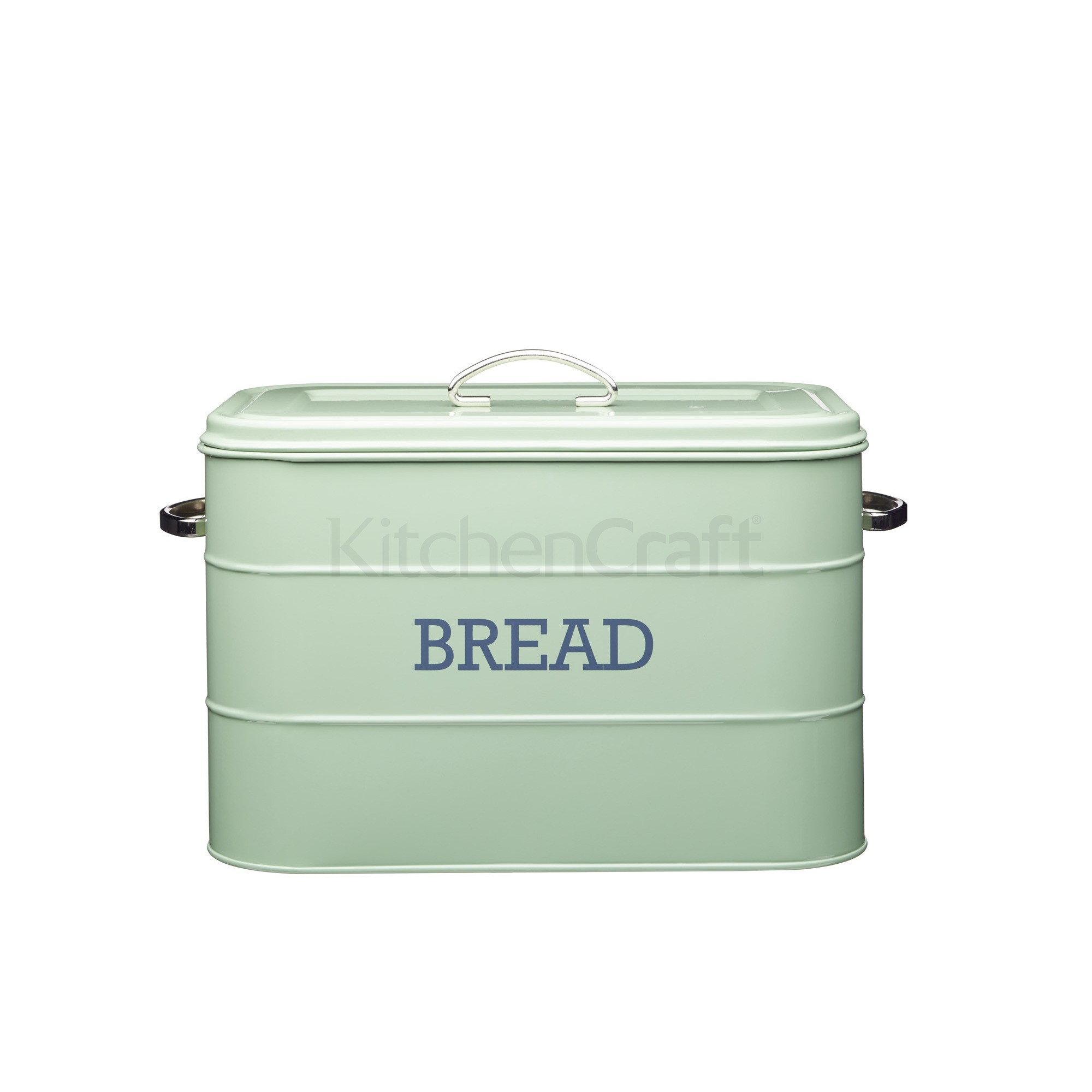 Ψωμιέρα Μεταλλική Living Nostalgia Sage Green By Kitchencraft