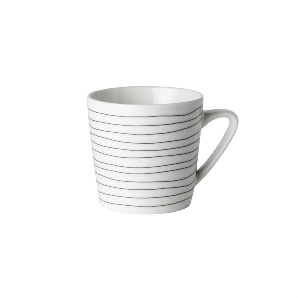 Κούπα Dutch Rose Mini White Black Stripe 200ml