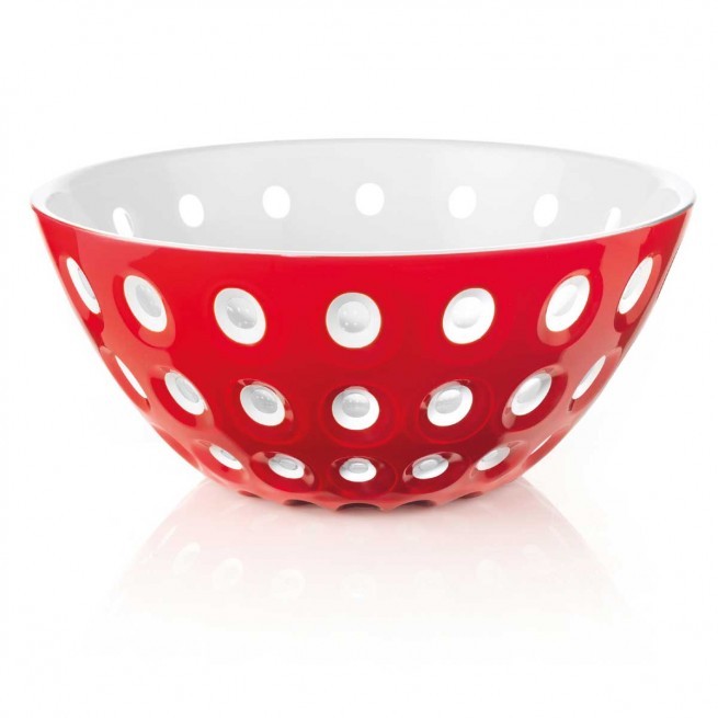 Μπολ Ακρυλικό Guzzini 25cm Le Murrine Red – White
