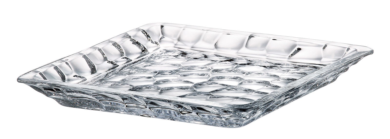 Πιατέλα Κρυστάλλινη Τετράγωνη Marble 26cm Bohemia