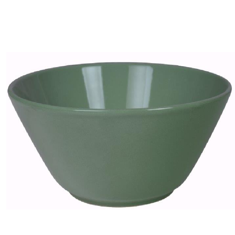 Μπολ Σαλάτας Κεραμικό 24cm Καφέ Happy Ware Rodos