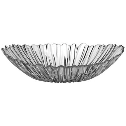 Μπολ Γυάλινo Οβάλ Aurora 33cm Pasabache