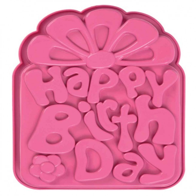 Φόρμα Σιλικόνης Happy Birthday Pavoni