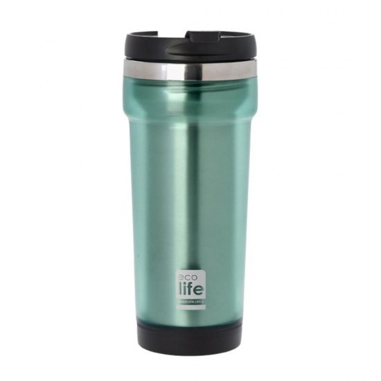 Θερμός Ποτήρι EcoLife Ανοξείδωτο Mug Green 420ml