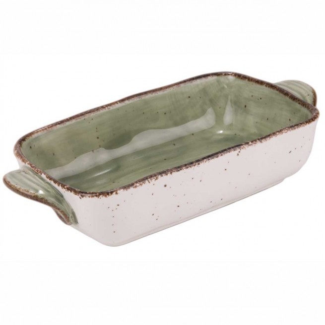 Ταψί Πυρίμαχο Splash Ορθογώνιο Πράσινο 24cm Marva Home