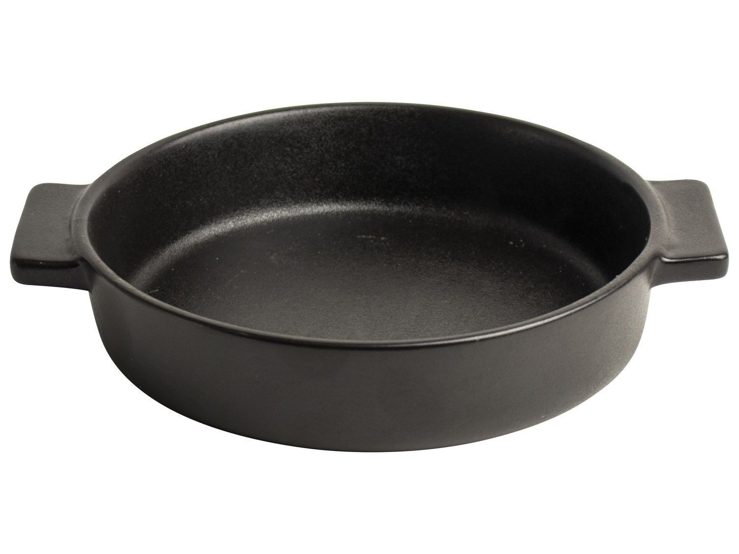 Πυρίμαχο Ταψί Grillin & Chillin Μαύρο Mat 17,5cm Στρογγυλό Gusta
