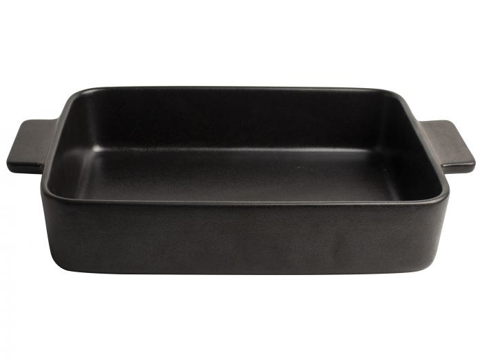 Πυρίμαχο Ταψί Grillin & Chillin Μαύρο Mat 29,5cm Ορθογώνιο Gusta