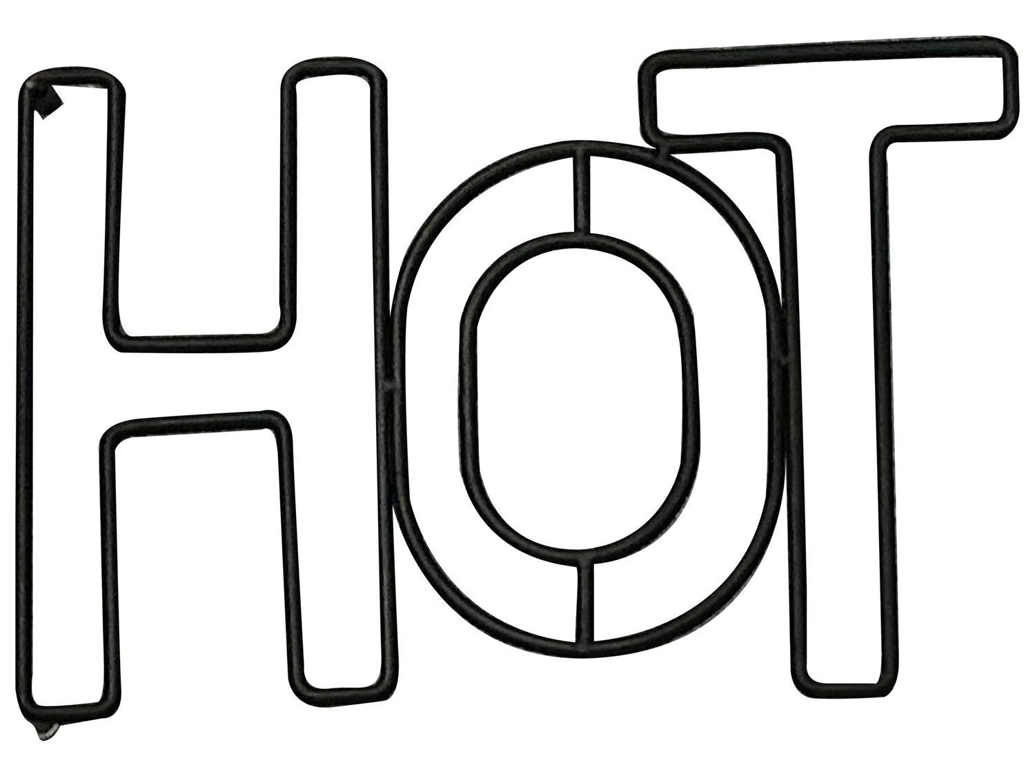 Σουπλά Μεταλλικό Μαύρο «Hot» Gusta