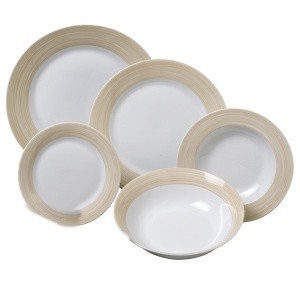 Σερβίτσιο Φαγητού Orbit Beige 20τμχ.