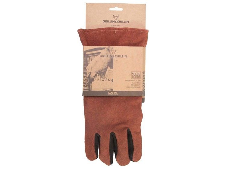 Γάντι BBQ Δέρμα Suede Gusta