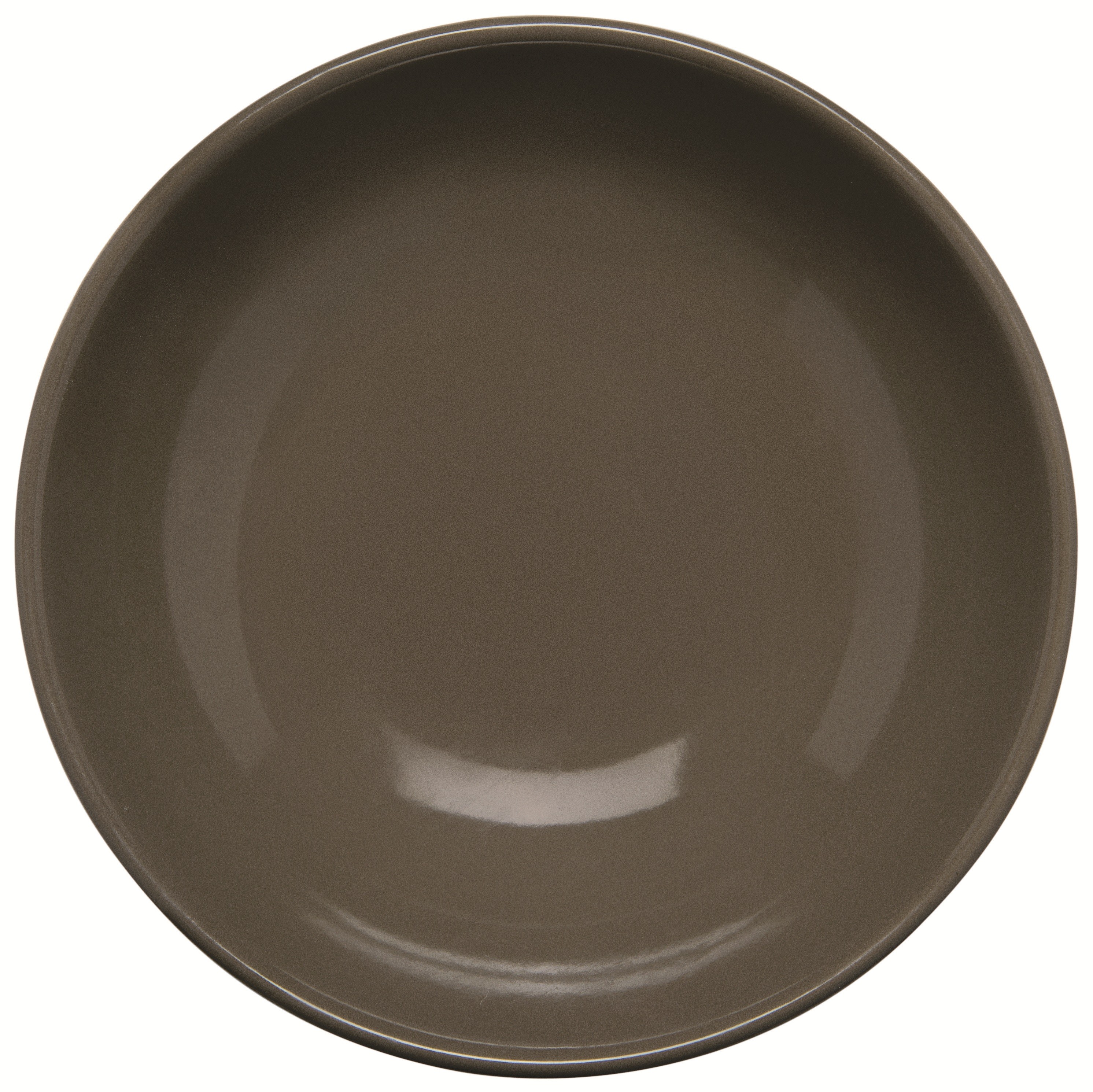 Πιάτο Βαθύ 22cm Κεραμικό Καφέ Happy Ware Alfa