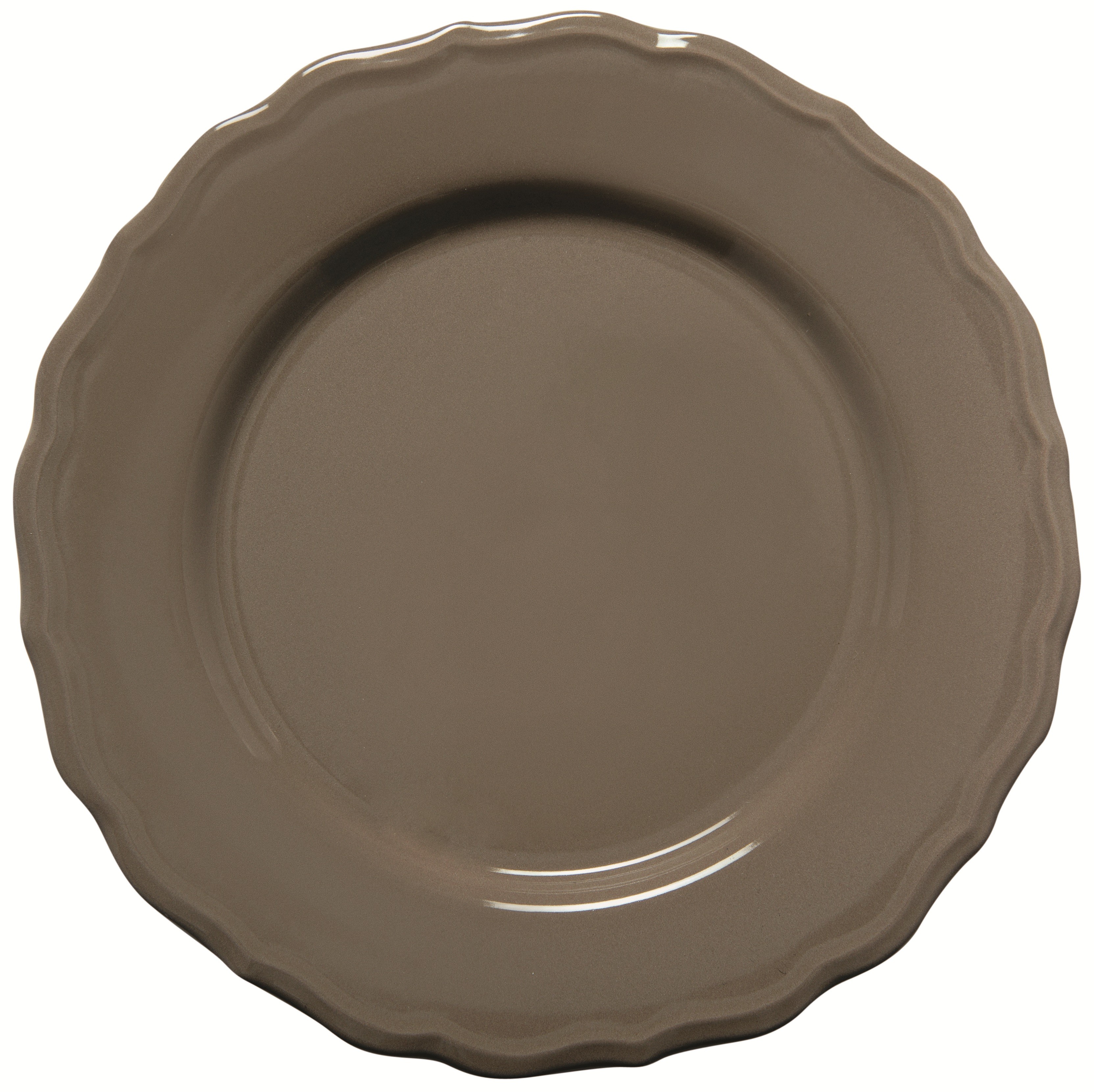 Πιάτο Κεραμικό Ρηχό 21cm Καφέ Happy Ware Juliet