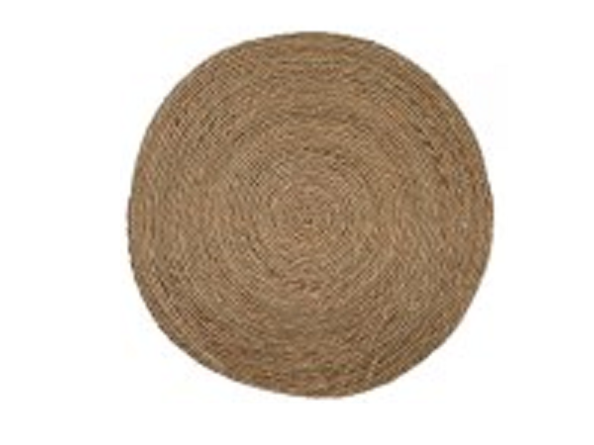 Σουπλά Ψάθινο Στρογγυλό Seagrass Μπεζ 35cm
