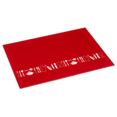 Επιφάνεια Κοπής Γυάλινη Red 40cm