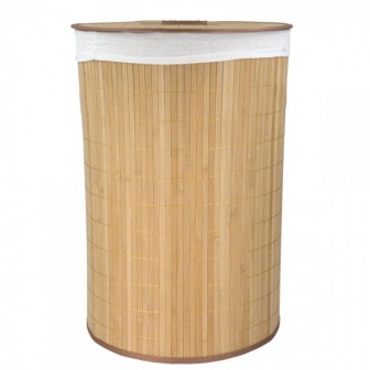 Καλάθι απλύτων Bamboo Στρογγυλό Καλάθι απλύτων Bamboo Στρογγυλό