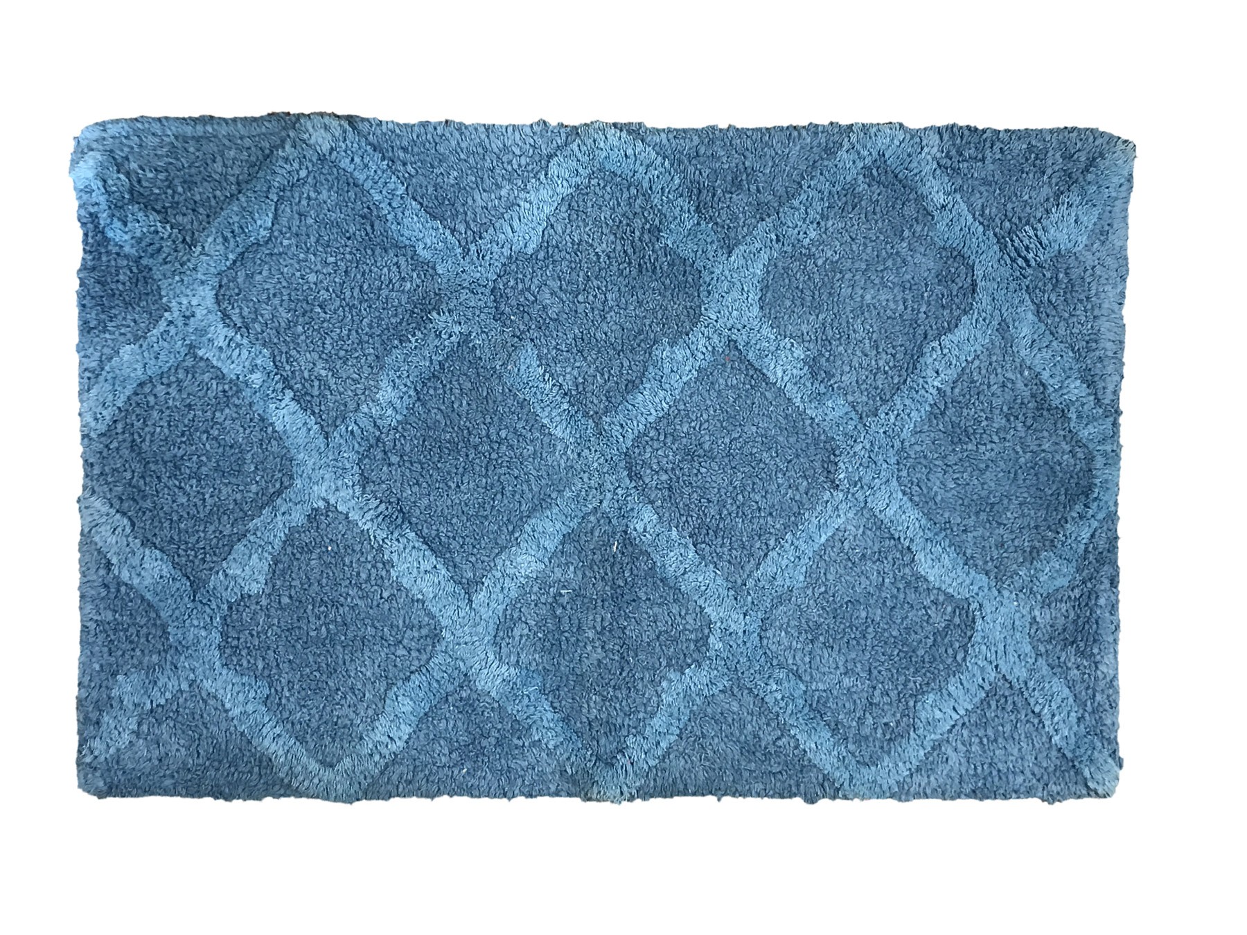Πατάκι Μπάνιου Βαμβακερό Vivian Blue 50x80cm