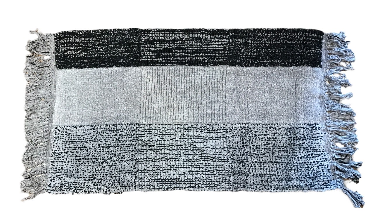 Πατάκι Μπάνιου Βαμβακερό Isabella Grey 50X80