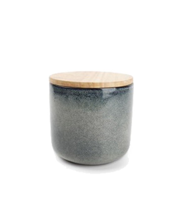 Βάζο Για Καφέ & Ζάχαρη Πορσελάνης Meridian 900ml Salt & Pepper
