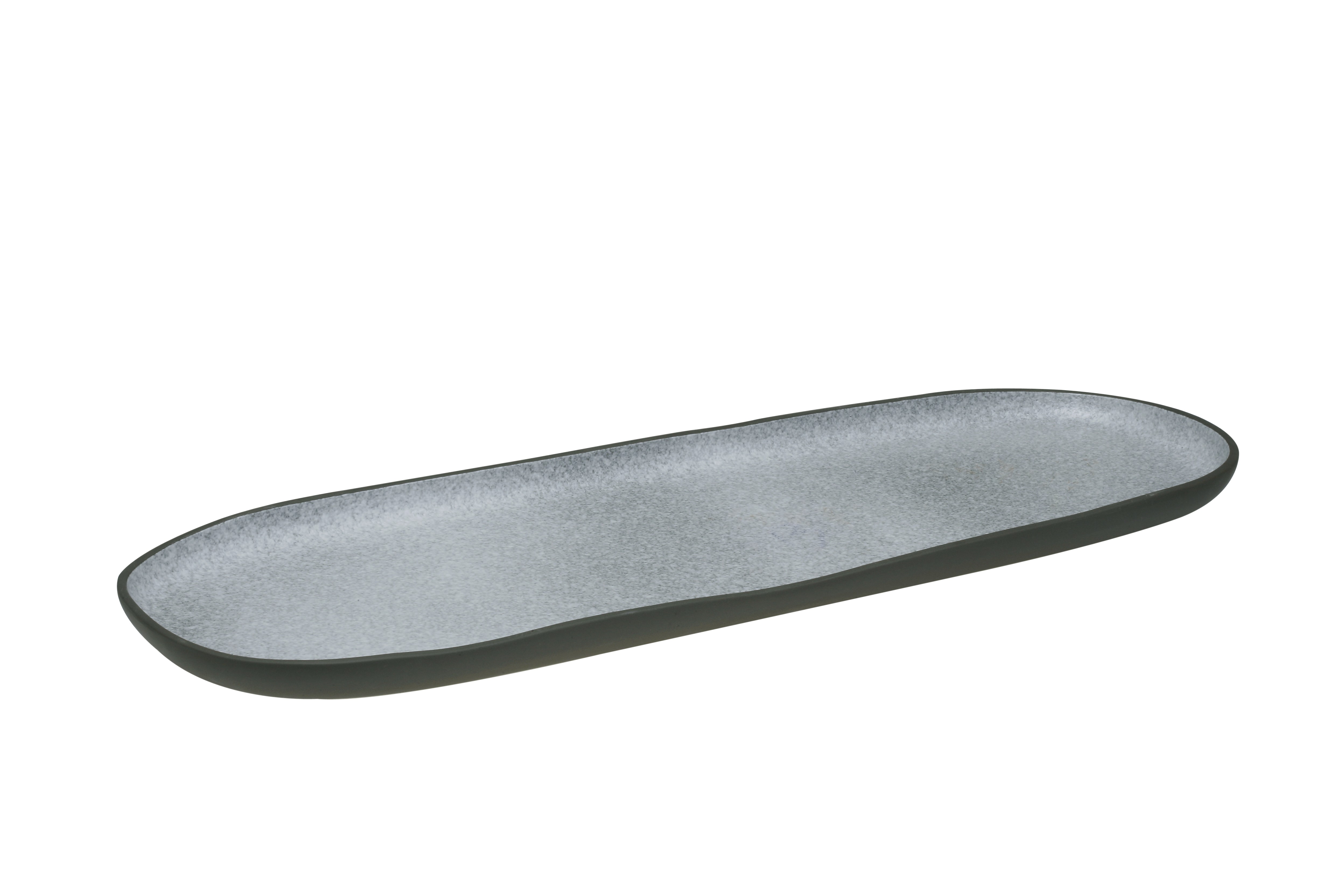 Πιατελα Οβάλ 50,5cm Iron granite Γκρι