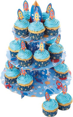 βάση παρουσίασης cup cake χάρτινη πύραυος kitchencraft