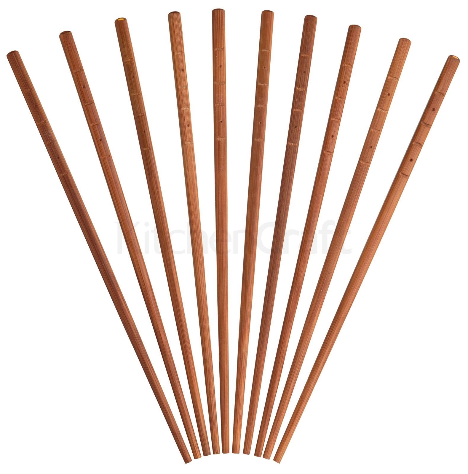 chopsticks bamboo kitchencraft 10τμχ. world of flavours