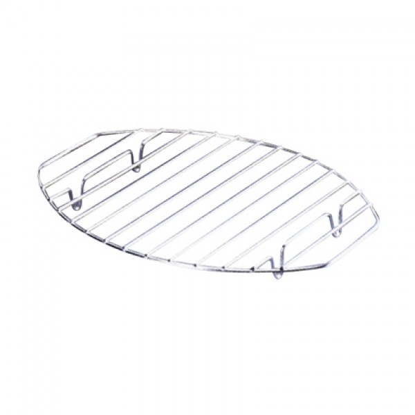Σχάρα Οβάλ Ανοξείδωτη με βάσεις 36cm X 26cm