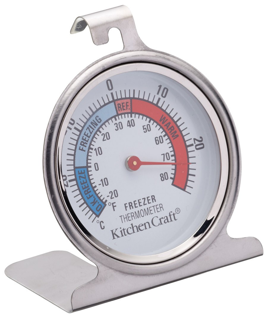 θερμόμετρο ψυγείου inox kitchencraft