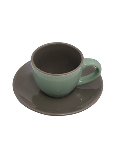 Φλυτζάνι Espresso Πράσινο Γκρι 100cc Happy ware
