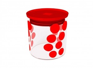 Δοχείο Αποθύκευσης Zak Designs Dot Dot Κόκκινο 0,65lt
