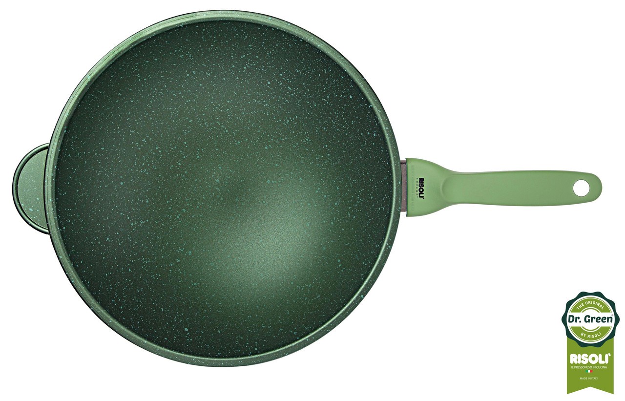 Wok Dr. Green Χυτού Αλουμινίου 30cm Risoli