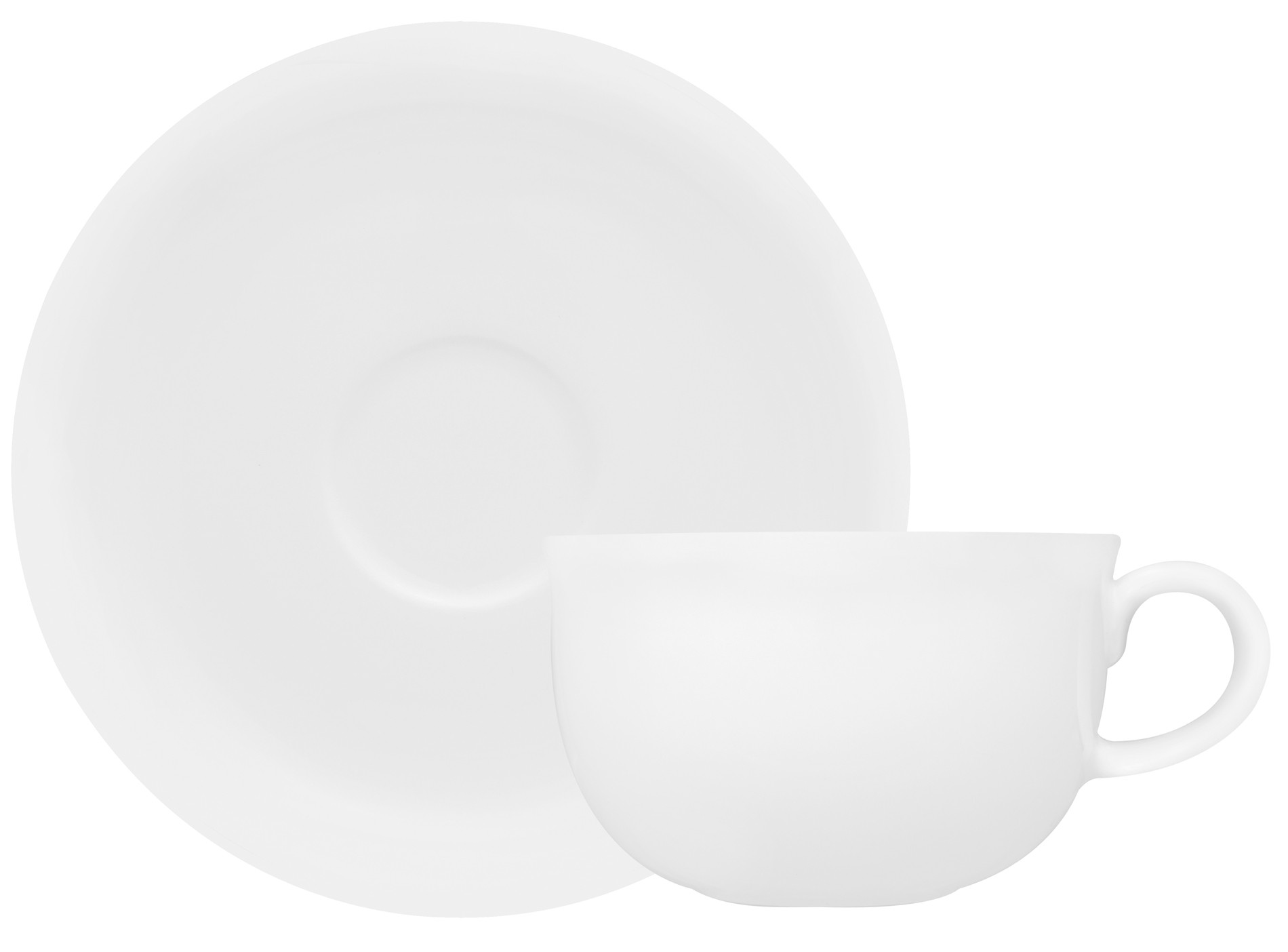 Φλυτζάνι & Πιάτο Τσαγιού Silk Bone China Σετ 6τμχ Ionia
