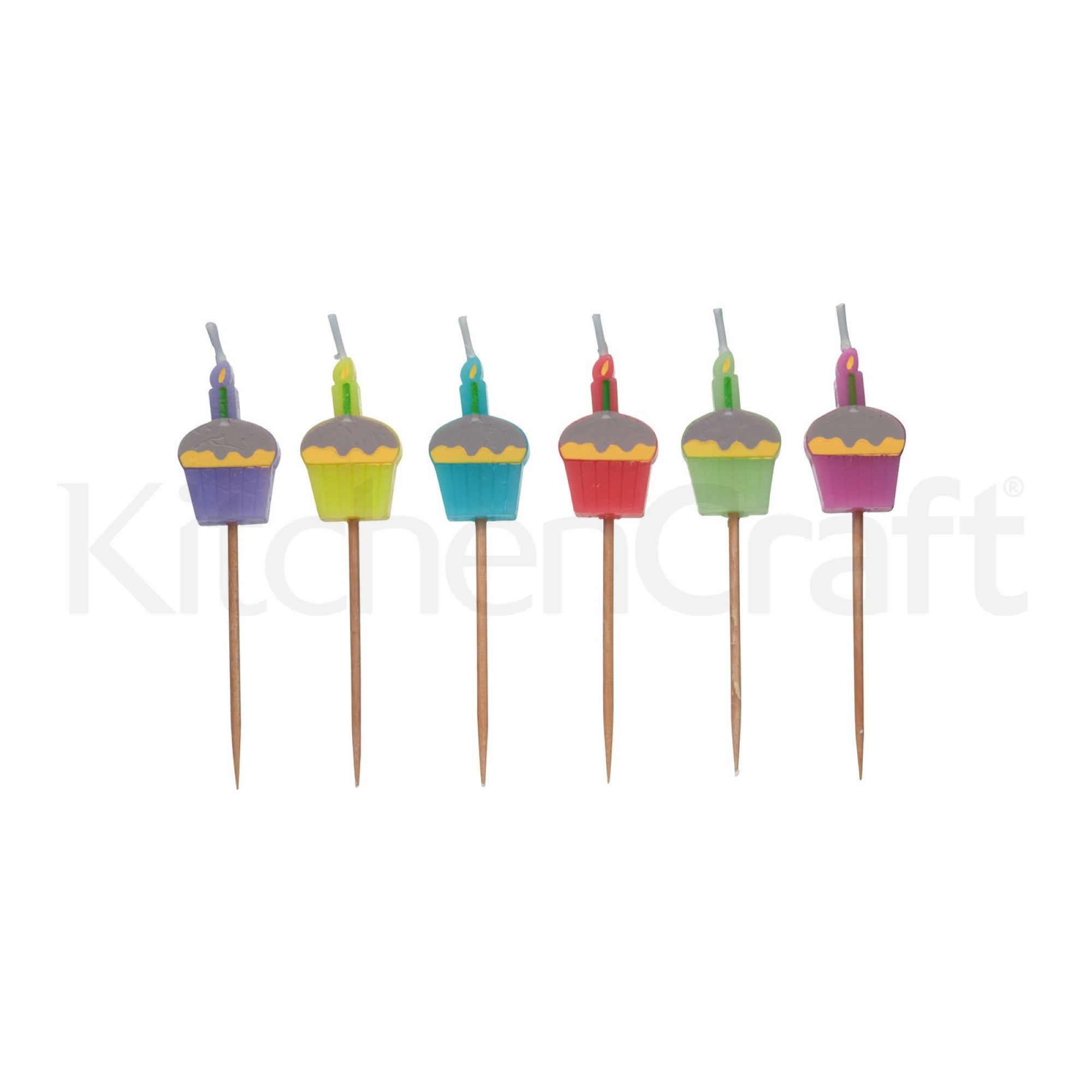 Κεράκια «Cupcake» Σετ 6τεμ Sweetly Does it