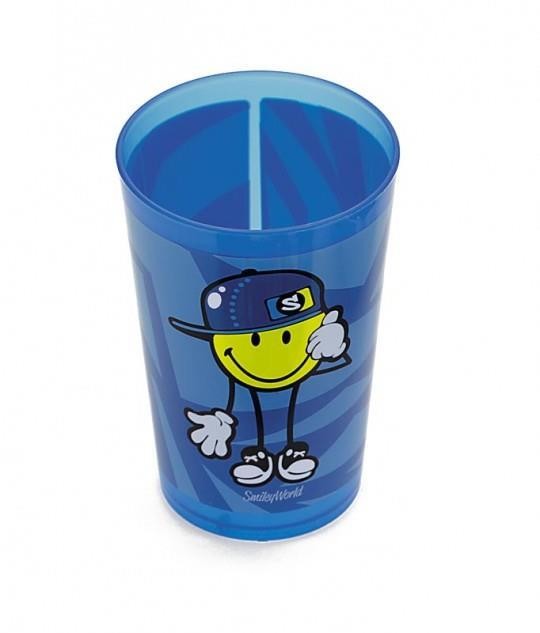 Ποτήρι Σωλήνα Μελαμίνης Zak Designs Smiley Kid Boy 260ml